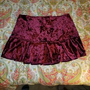 Crushed Velvet skirt